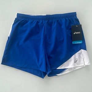 NWT Asics Gunlap Blue Shorts